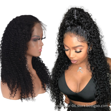 High Quality Raw Cambodian Hair Swiss Lace Wig For Black Women 100% Brazilian Virgin Cuticle Aligned Lace Front Human Hair Wig